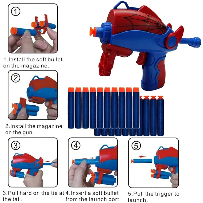 Kids Outdoor Movies - Marvel Spider Man Suction Cup Launch