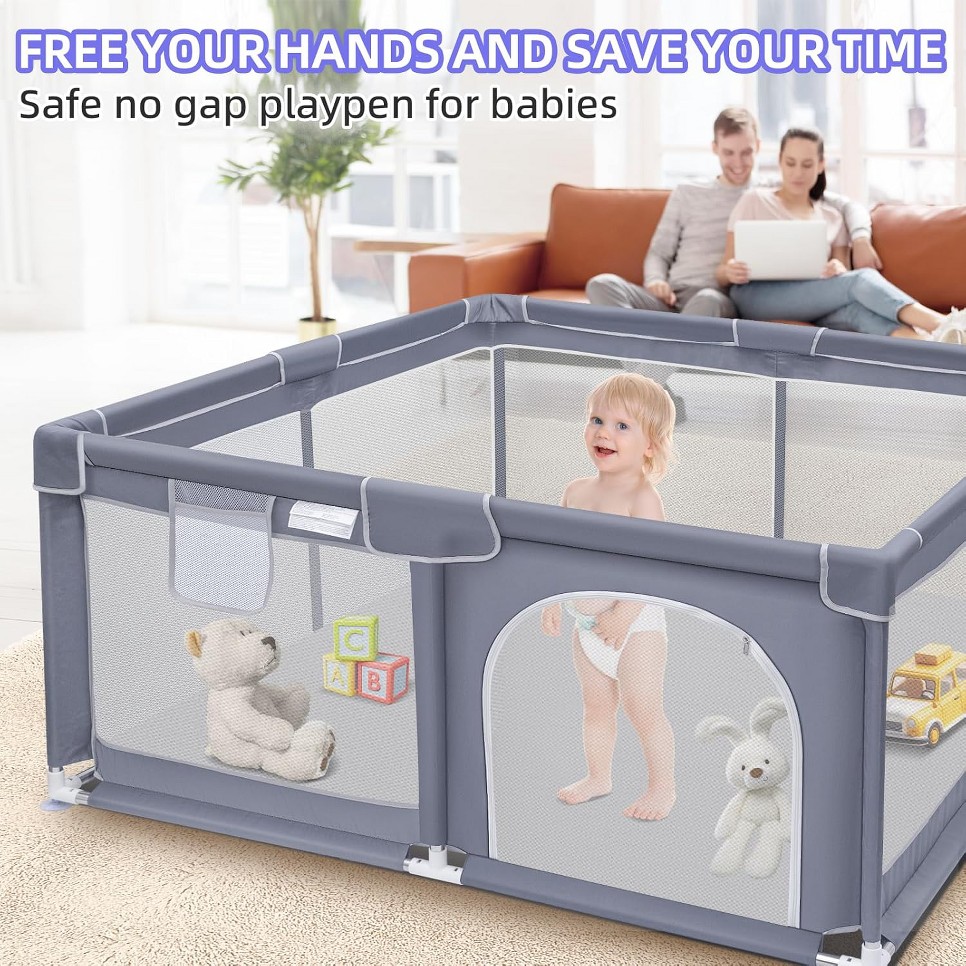 Baby Playpen, Extra Large Play – обзор и цена Kids Outdoor Fence