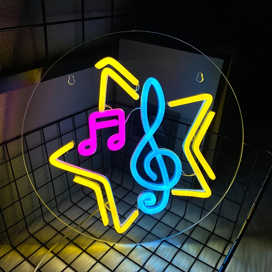 Music Star Note Neon Sign Cute – обзор и цена Kids Outdoor Music