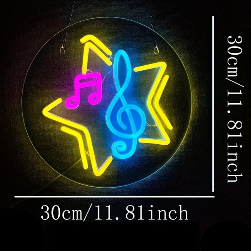 Music Star Note Neon Sign Cute – обзор и цена Kids Outdoor Music