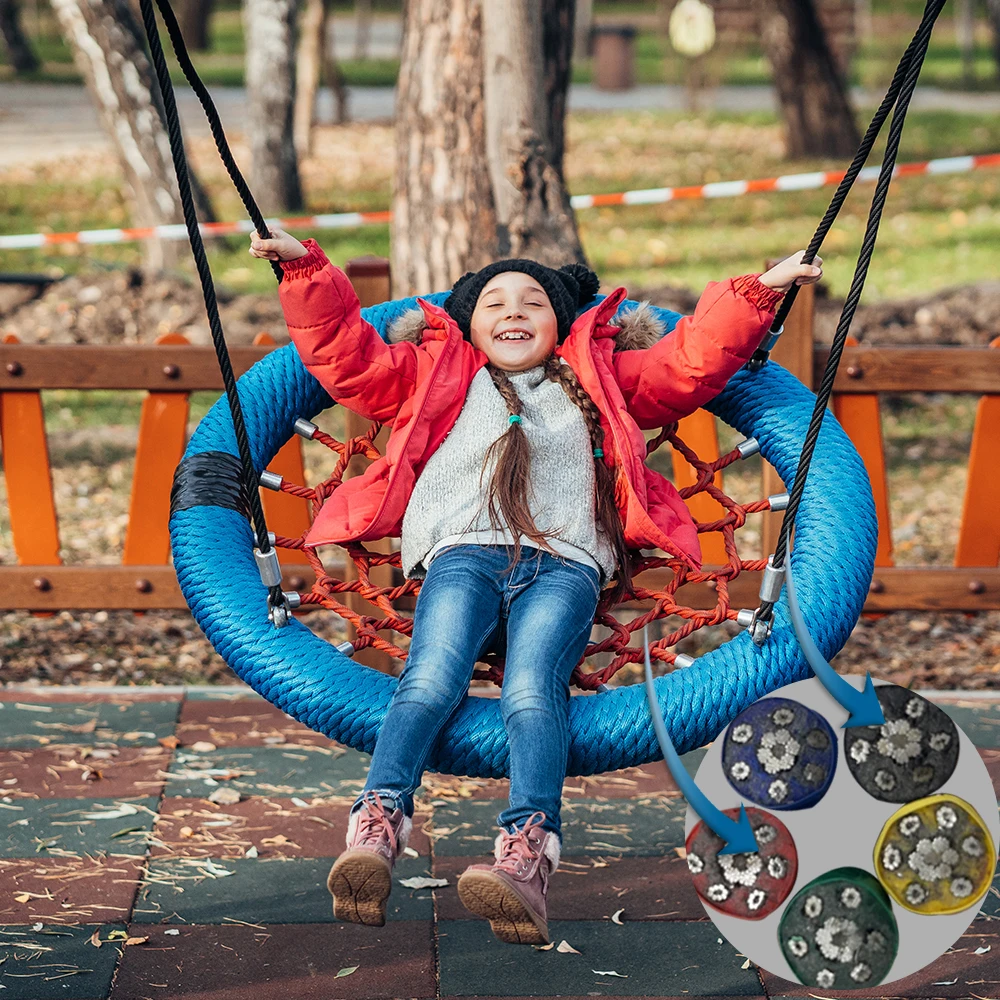 Blue/Red Playground Nest Swing – обзор и цена Kids Outdoor Nest Swing
