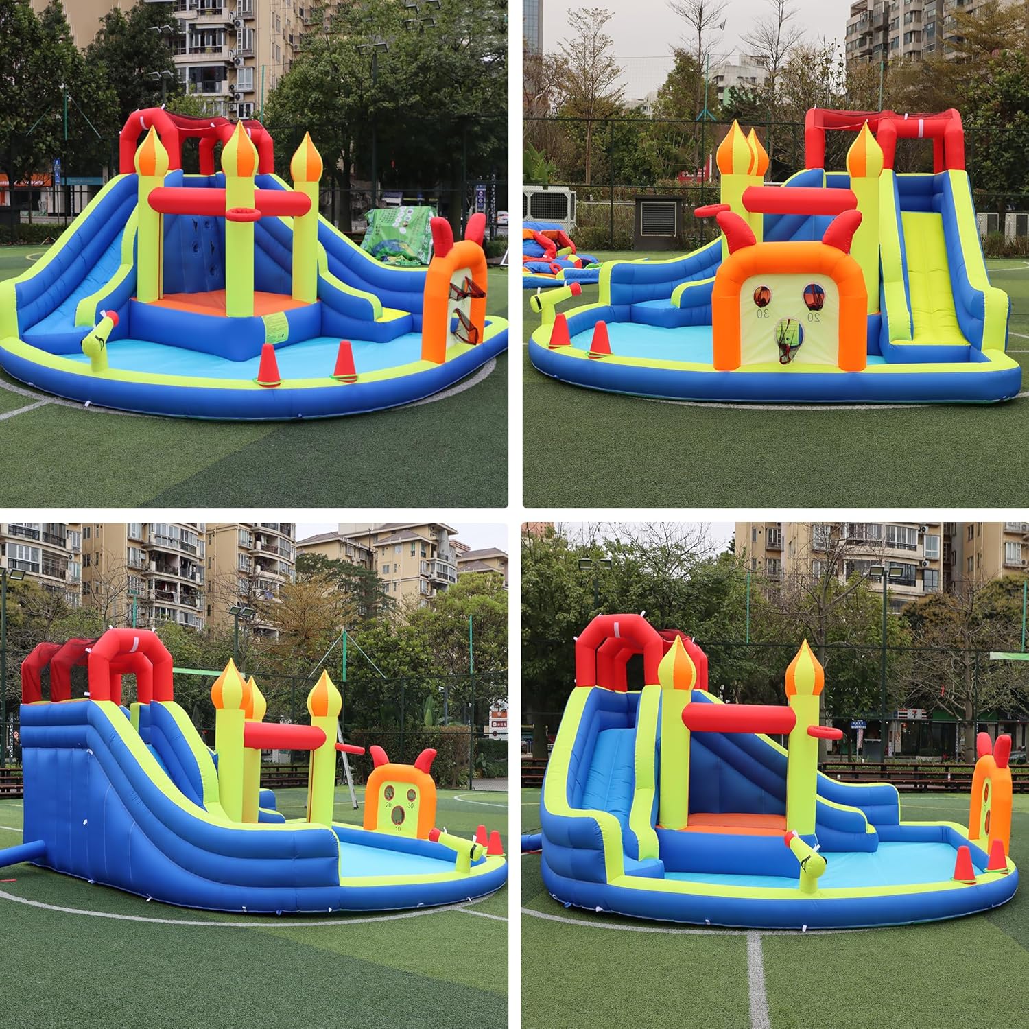 Kids Jumping Castle with Two L – обзор и цена Kids Outdoor House With Slide