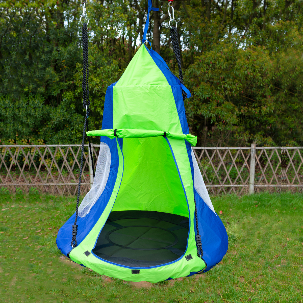 Kids Hanging Chair Tent Swing  – обзор и цена Kids Outdoor Nest Swing