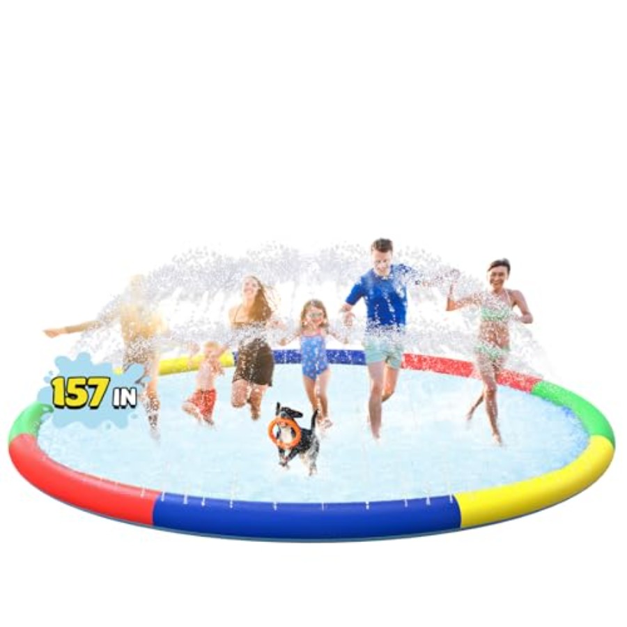 3 FT Large Splash Pad for Ages – обзор и цена Kids Outdoor Water Sprinkler