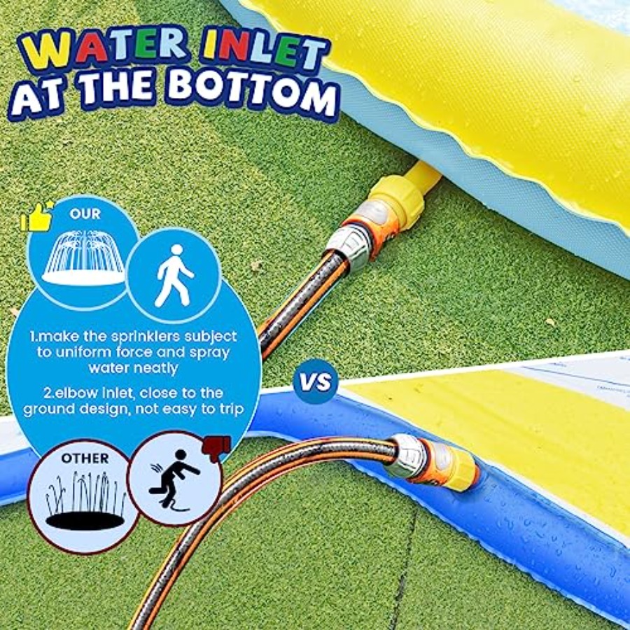 3 FT Large Splash Pad for Ages – обзор и цена Kids Outdoor Water Sprinkler