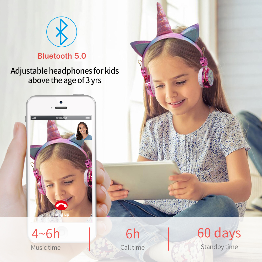 Cute Unicorn Wireless Earphone – обзор и цена Kids Outdoor Music