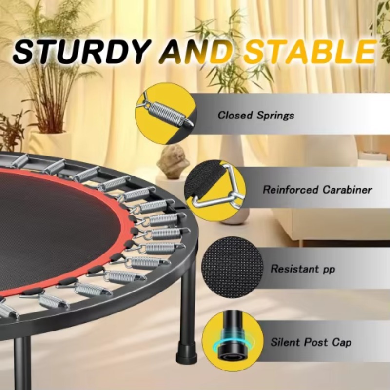 Foldable Trampoline With Handl – обзор и цена Mini Trampoline Spring