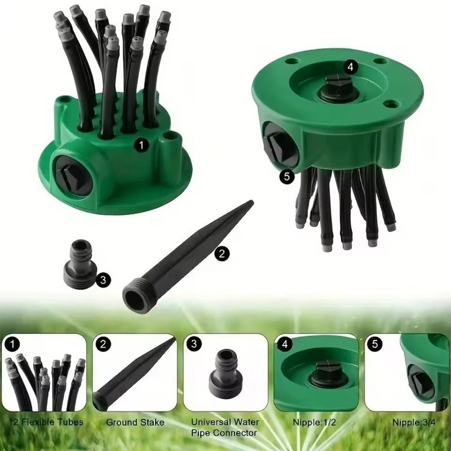 360° Automatic Rotating Garden – обзор и цена Kids Outdoor Water Sprinkler