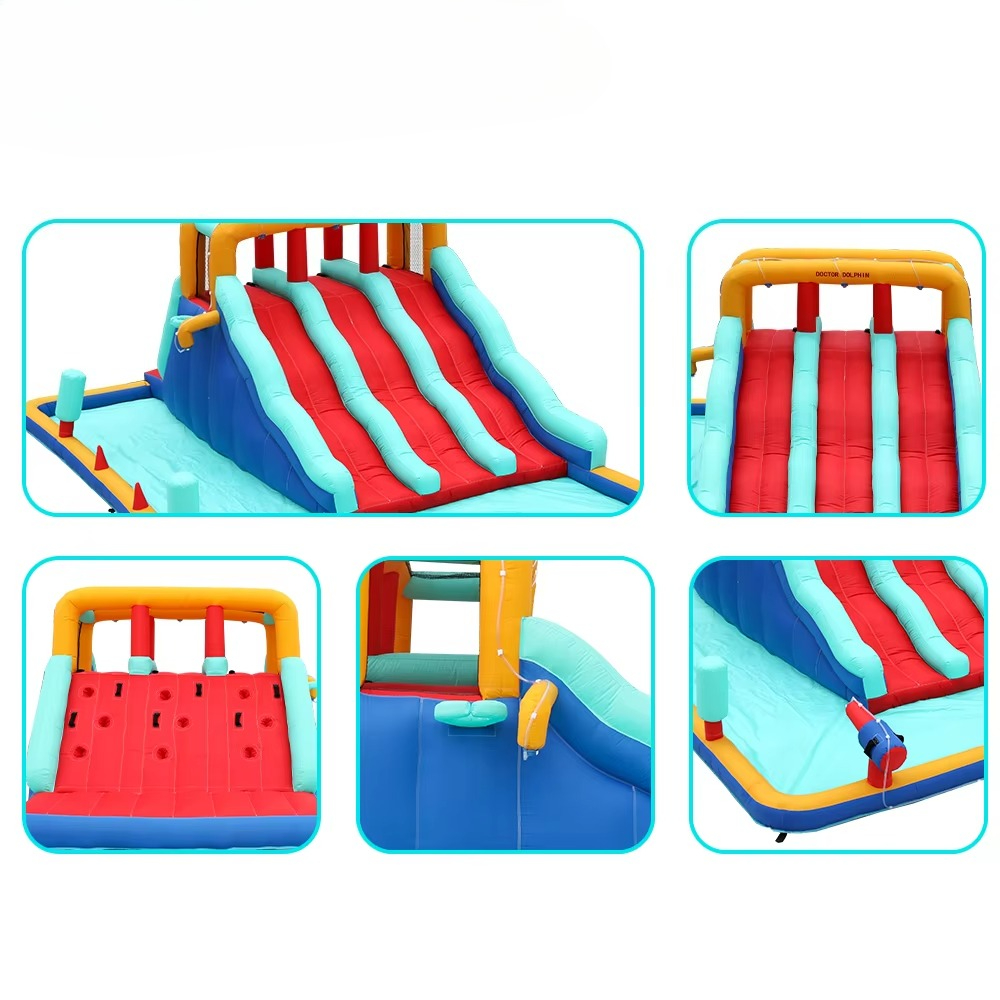 Outdoor Inflatable Bouncy Cast – обзор и цена Kids Outdoor House With Slide