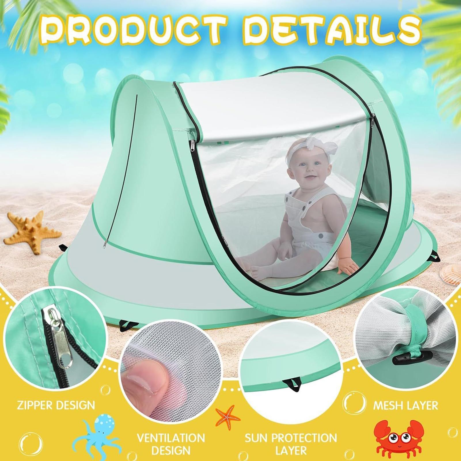 Baby Beach Tent Portable Shade – обзор и цена Outdoor Tent Playhouse