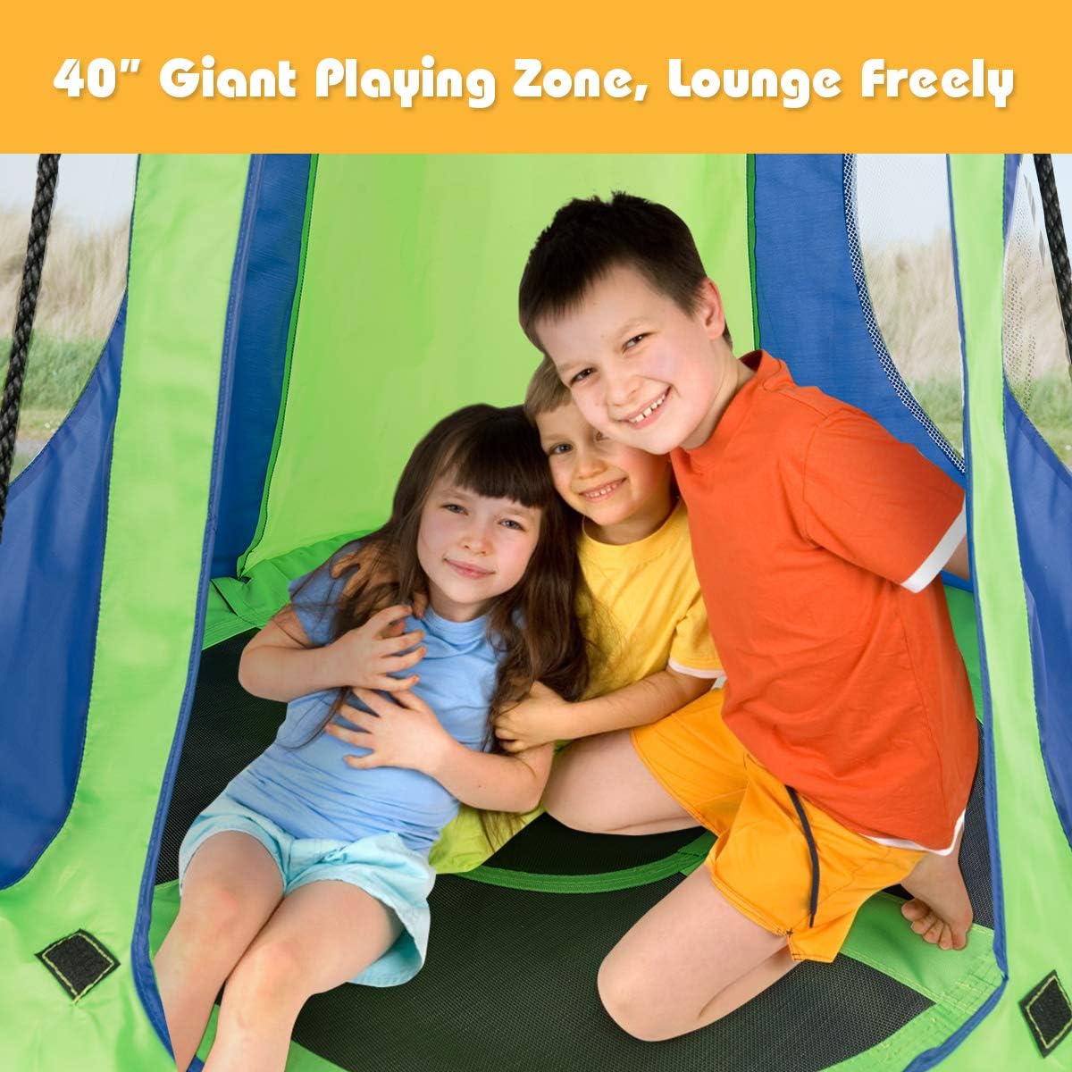 2 in 1 Kids Detachable Hanging – обзор и цена Kids Outdoor Nest Swing