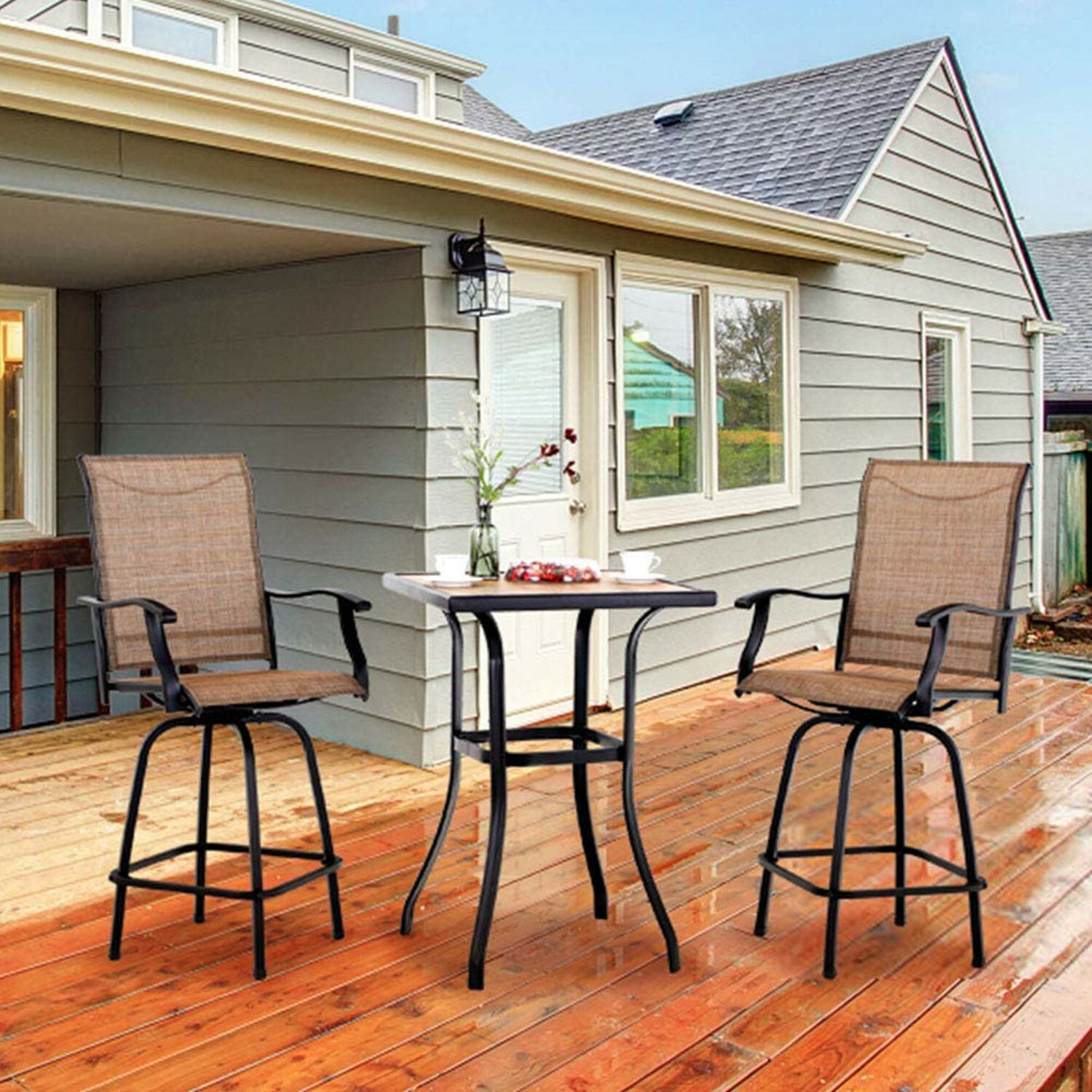3 Piece Outdoor Patio Bar Tabl – обзор и цена Kids Outdoor Chair And Table