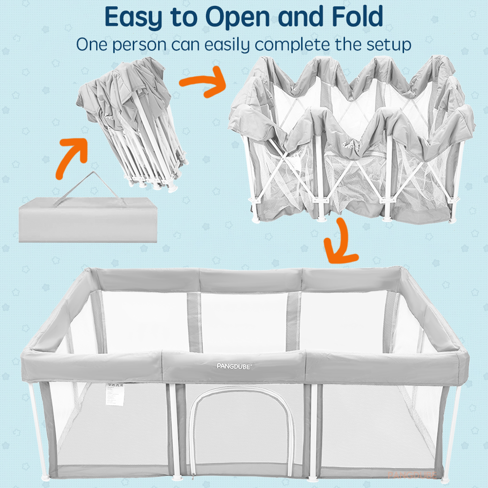 PANGDUBE Easy Folding Hildren' – обзор и цена Kids Outdoor Fence