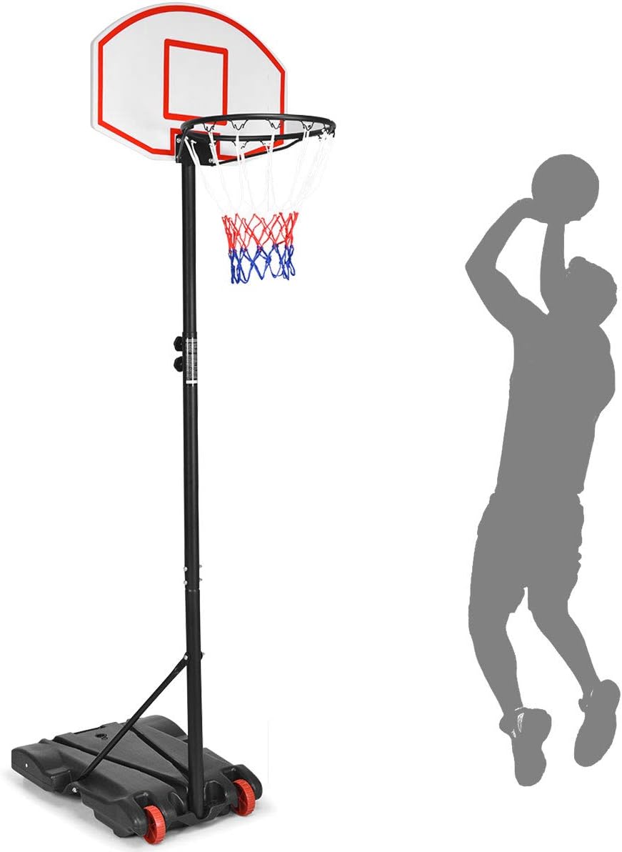 Portable Basketball Hoop with  – обзор и цена Kids Outdoor Basketball Hoop