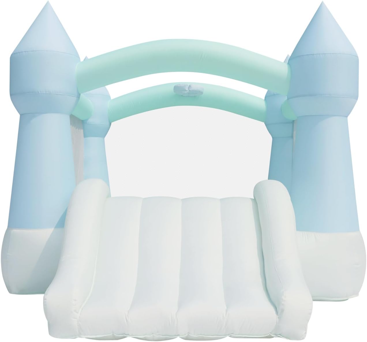 Pastel Bounce House with Slide – обзор и цена Kids Outdoor House With Slide