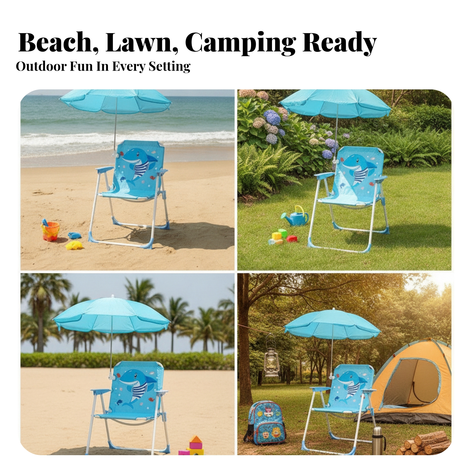Kids Beach Chair with Umbrella – обзор и цена Kids Outdoor Umbrella Chair