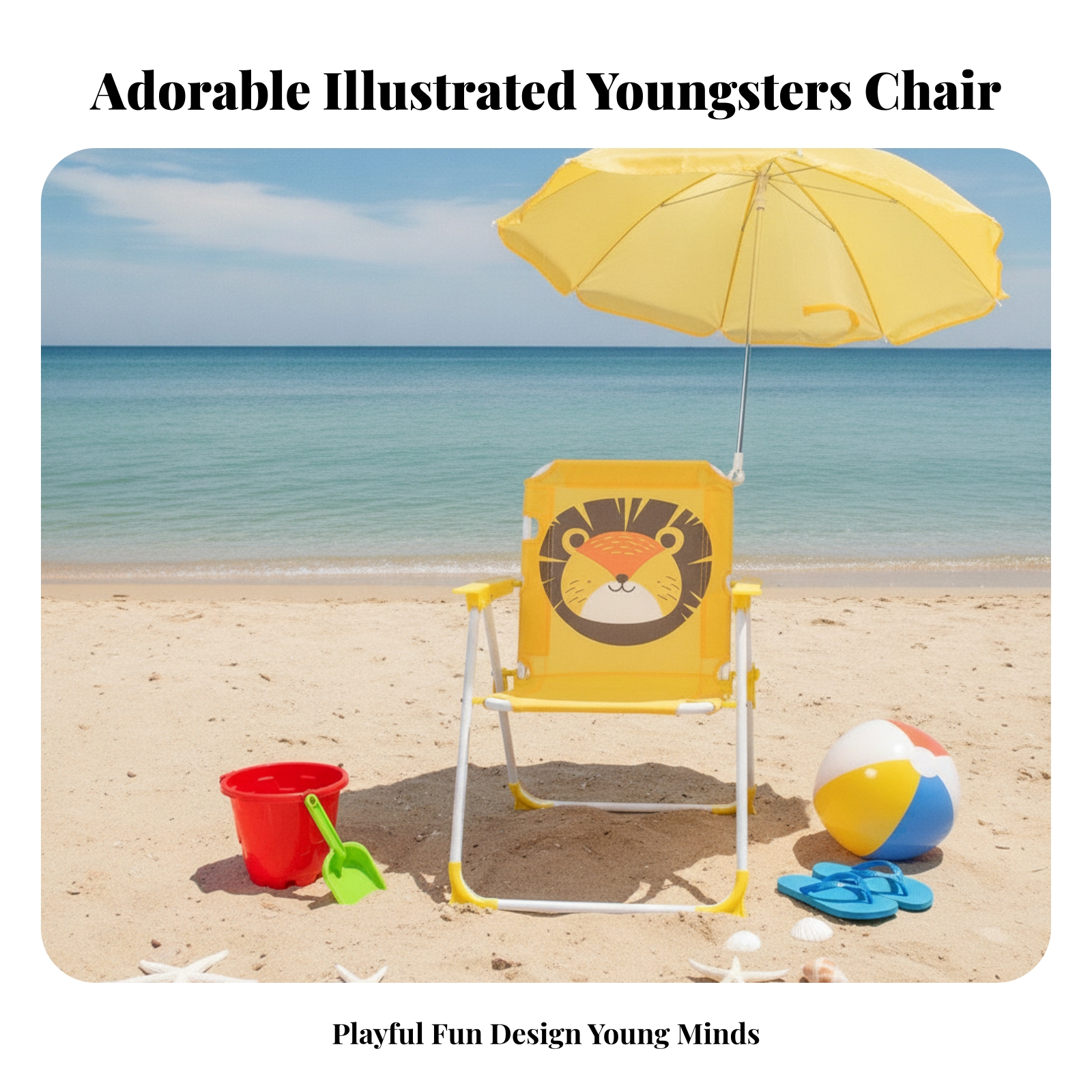 Kids Beach Chair with Umbrella – обзор и цена Kids Outdoor Umbrella Chair