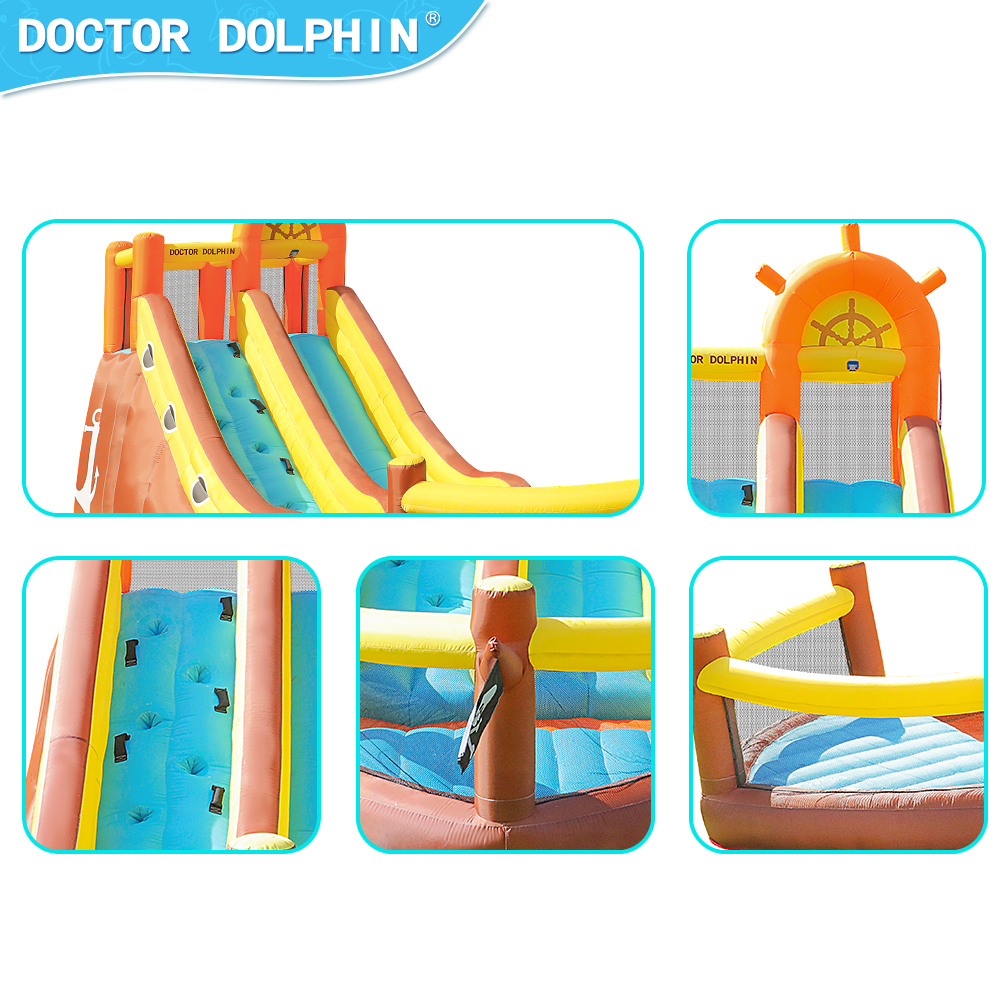 Doctor Dolphin Pirate Ship Out – обзор и цена Kids Outdoor House With Slide