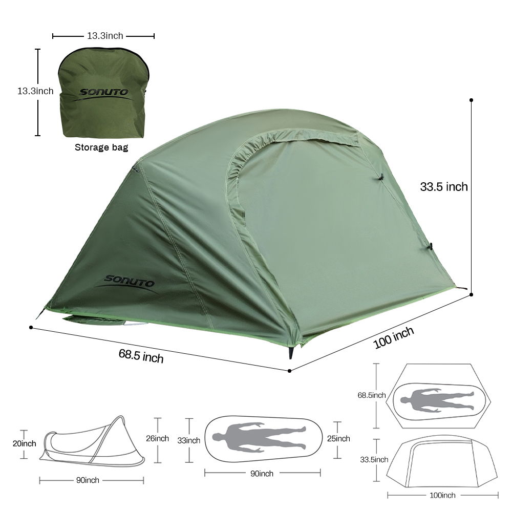 Sonuto Outdoor Single-Person L – обзор и цена Outdoor Tent Playhouse