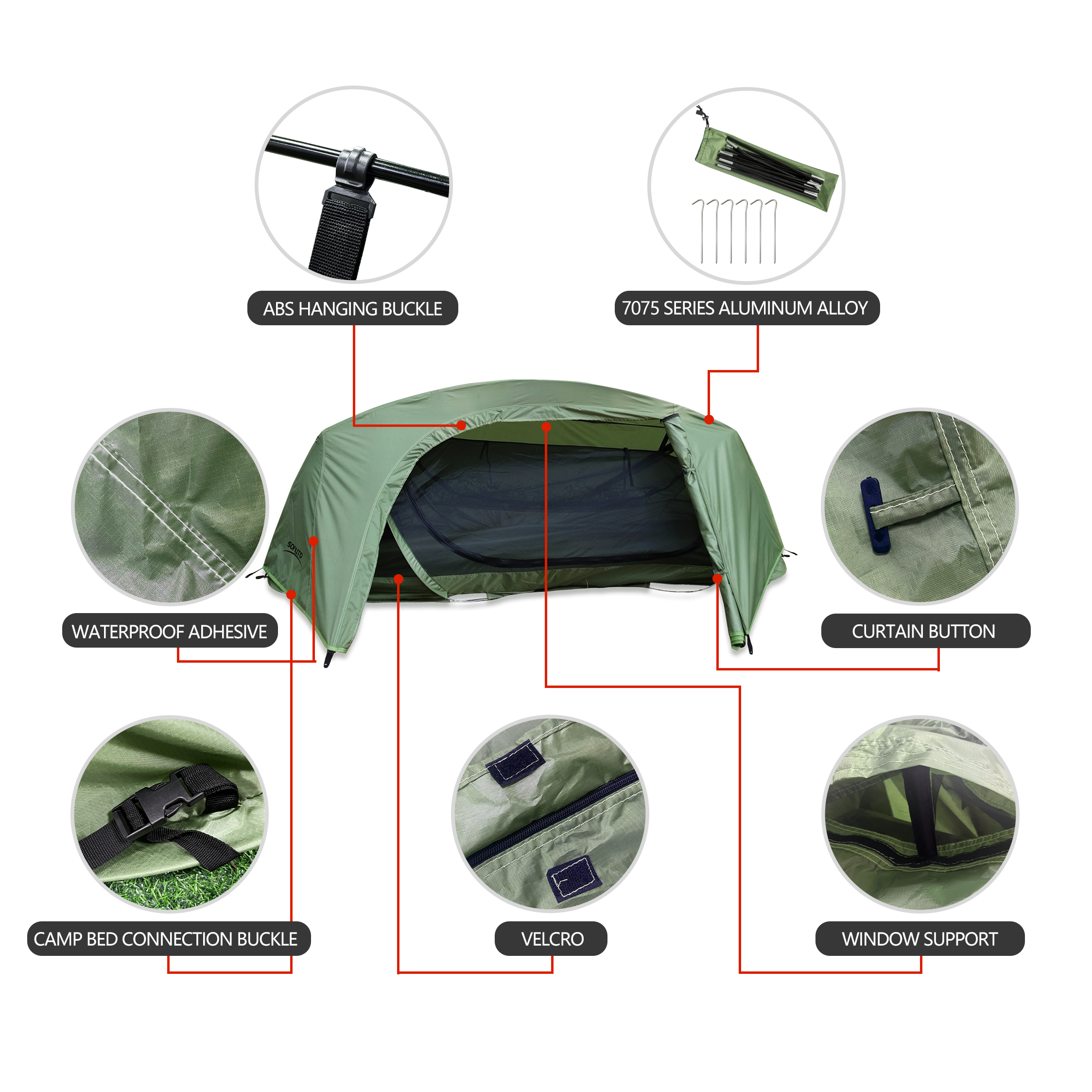 Sonuto Outdoor Single-Person L – обзор и цена Outdoor Tent Playhouse