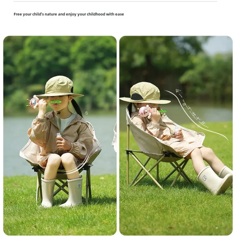 Mini Portable Folding Moon Cha – обзор и цена Kids Outdoor Bean Bag Chair