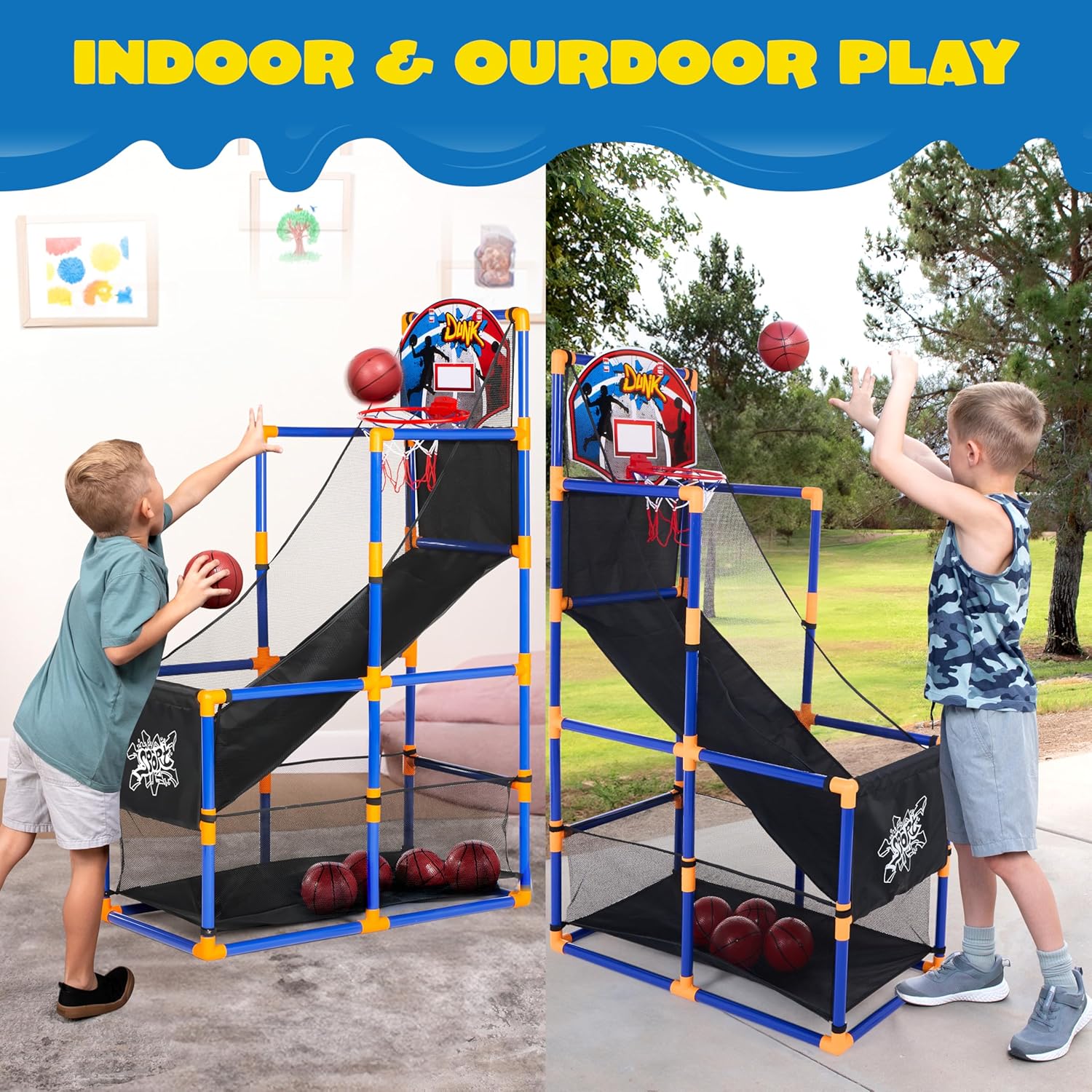 Arcade Basketball Game Set wit – обзор и цена Kids Outdoor Basketball Hoop