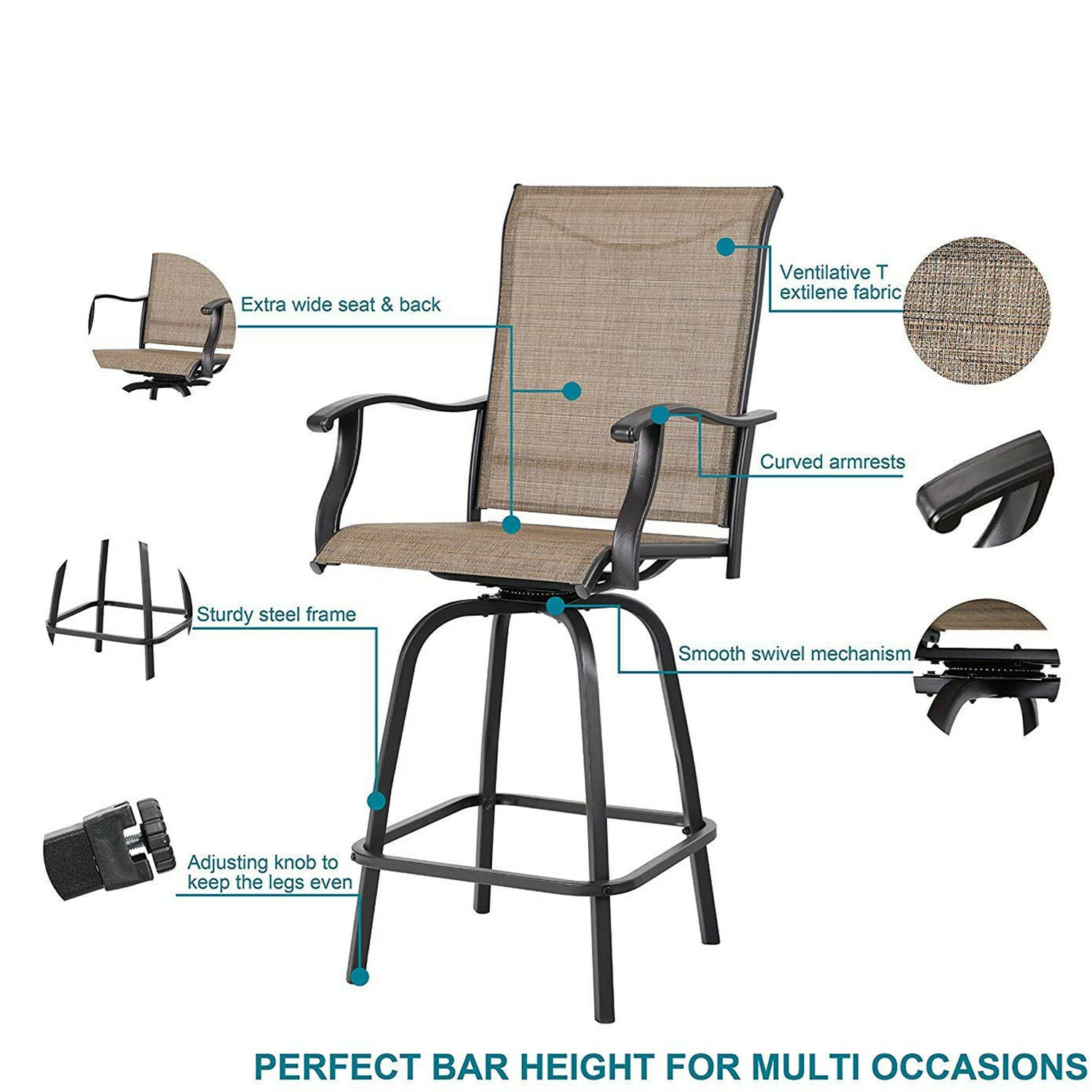 Patio Bar Table Chair Set Swiv – обзор и цена Kids Outdoor Chair And Table