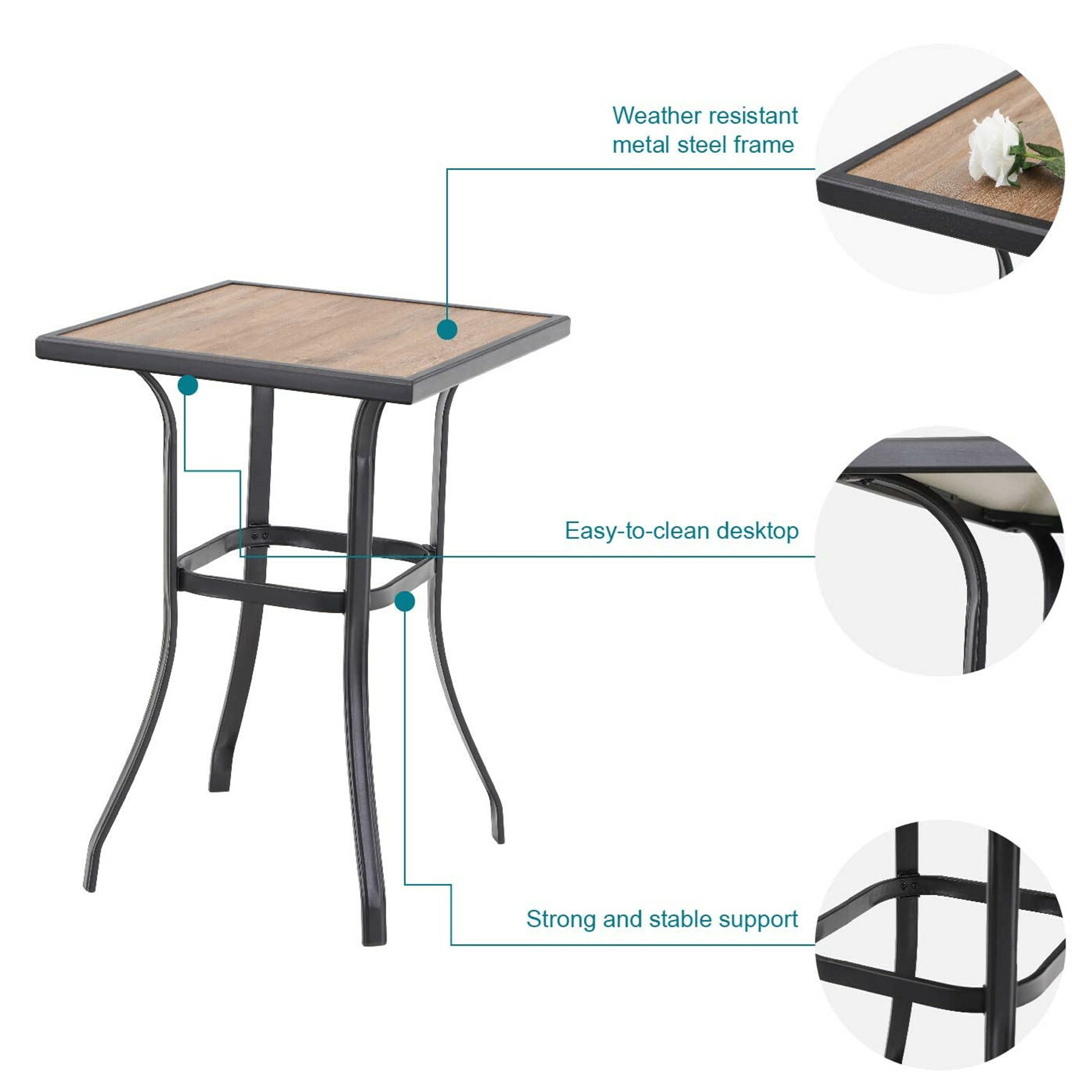 Patio Bar Table Chair Set Swiv – обзор и цена Kids Outdoor Chair And Table