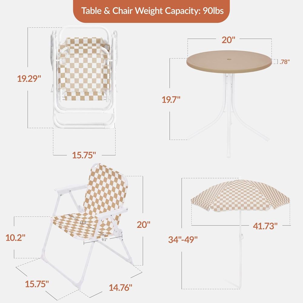Kids Picnic Table and Chair Se – обзор и цена Kids Outdoor Umbrella Chair