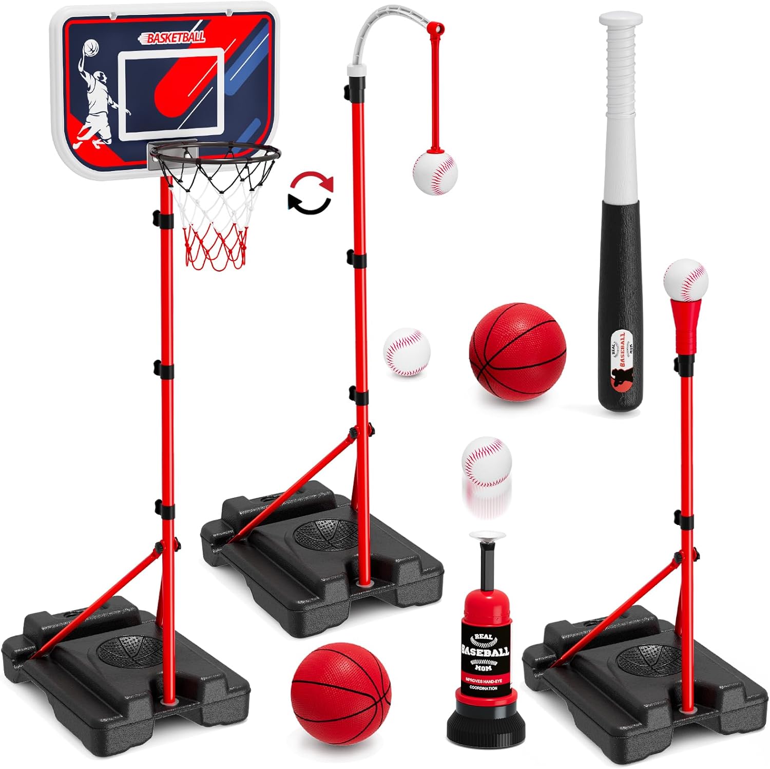 4-in-1 Kids Basketball Hoop &  – обзор и цена Kids Outdoor Basketball Hoop