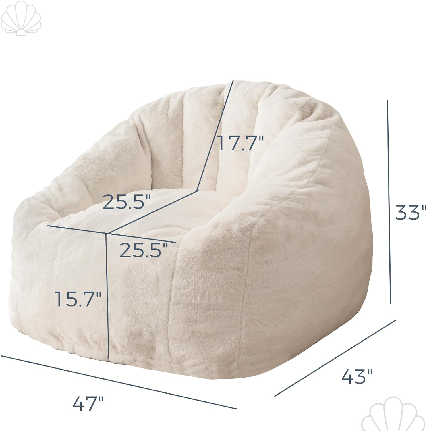Custom Modern Style Oversized  – обзор и цена Kids Outdoor Bean Bag Chair
