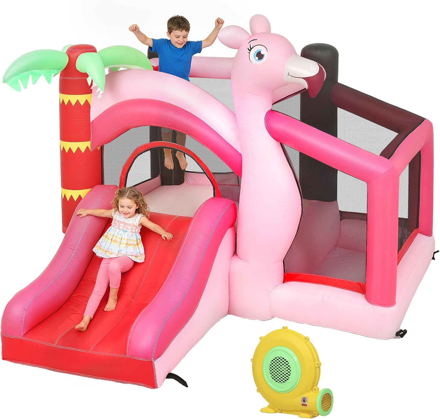 4-in-1 Kids Inflatable Bouncy  – обзор и цена Kids Outdoor Basketball Hoop