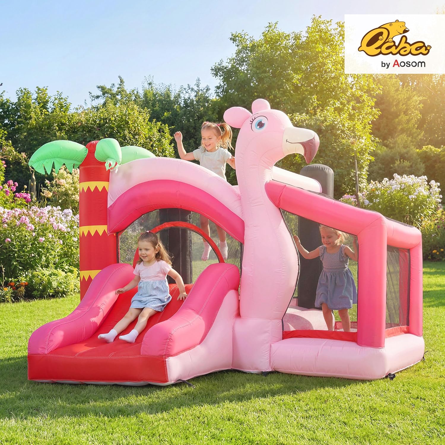 4-in-1 Kids Inflatable Bouncy  – обзор и цена Kids Outdoor Basketball Hoop