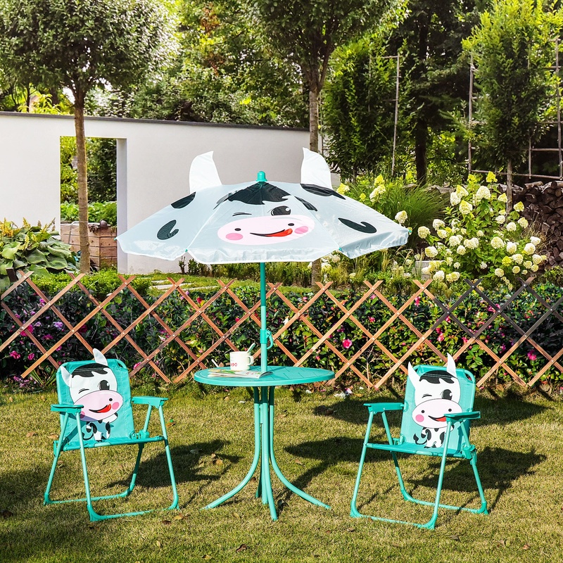 Outdoor Folding Kids Table and – обзор и цена Kids Outdoor Umbrella Chair
