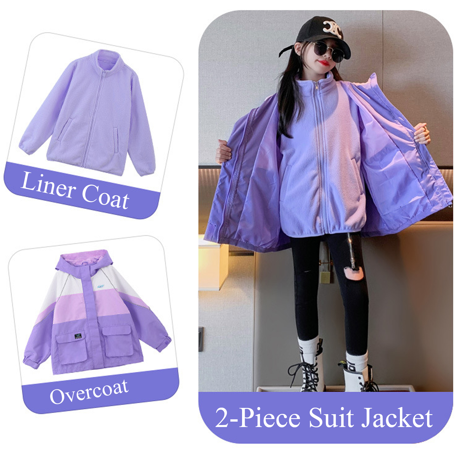 Girls Jacket with Hood,Loose 2 – обзор и цена Kids Outdoor Jacket