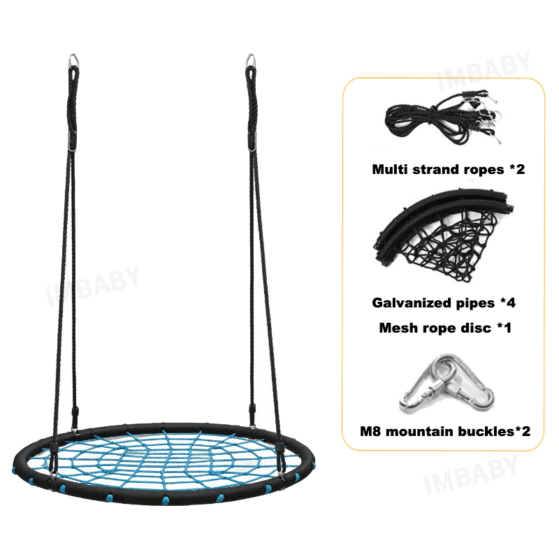 IMBABY Kids Round Net Nest Swi – обзор и цена Kids Outdoor Nest Swing
