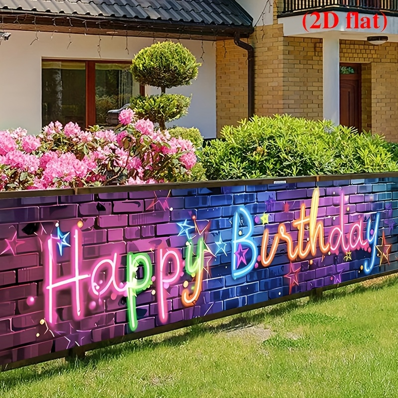 VIKAMA Neon Happy Birthday Ban – обзор и цена Kids Outdoor Fence