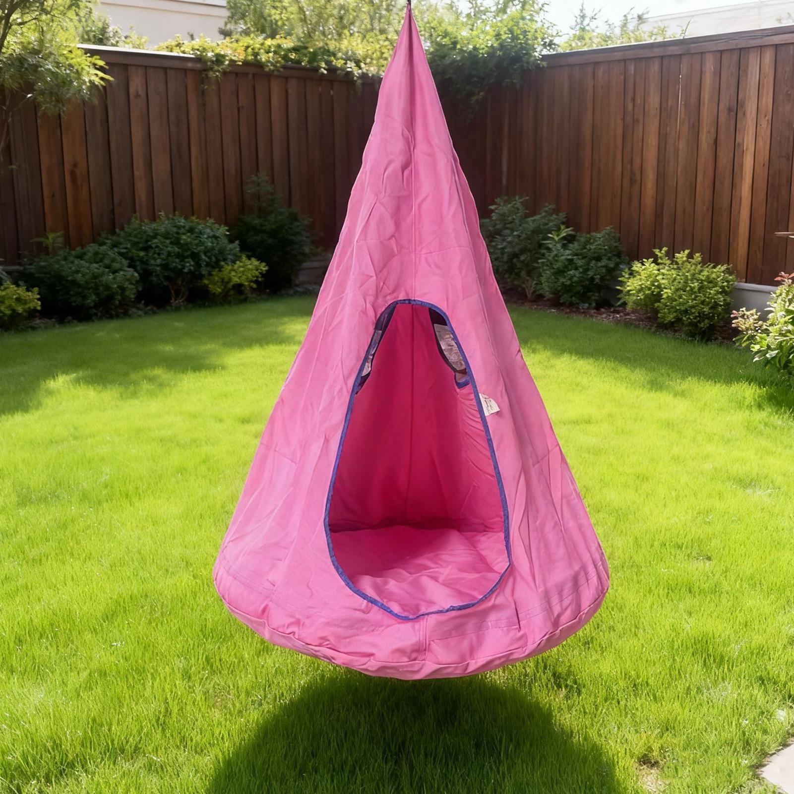 Kids Pod Swing Seat With Cushi – обзор и цена Kids Outdoor Nest Swing