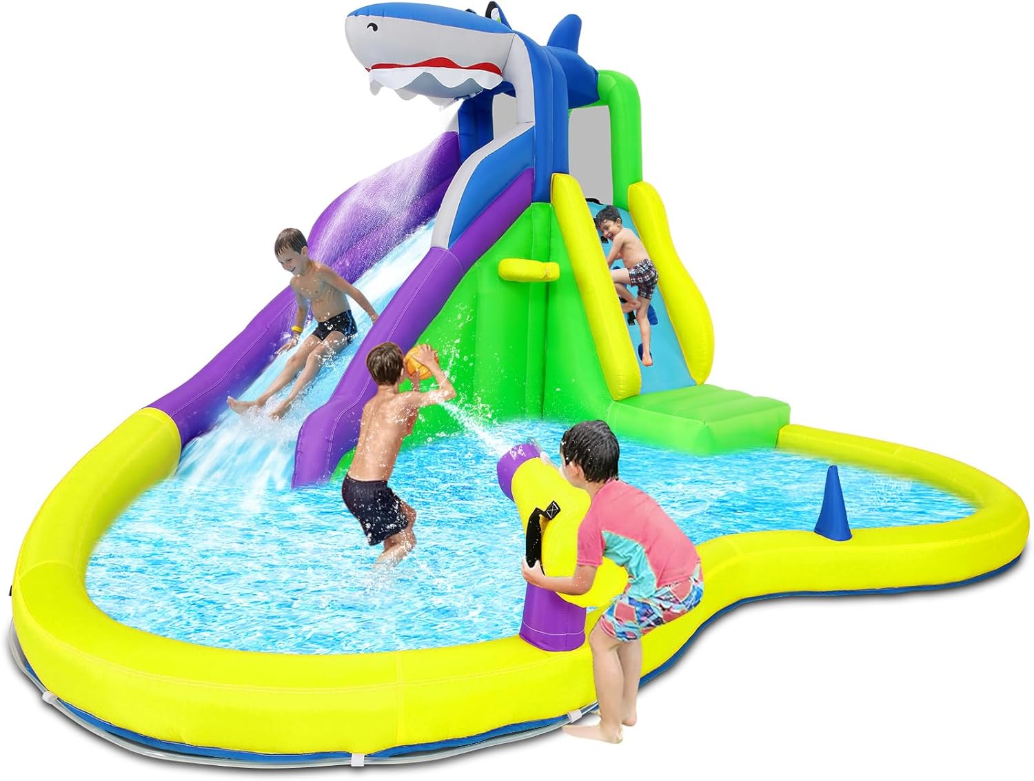 13x14FT Inflatable Bounce Hous – обзор и цена Kids Outdoor House With Slide