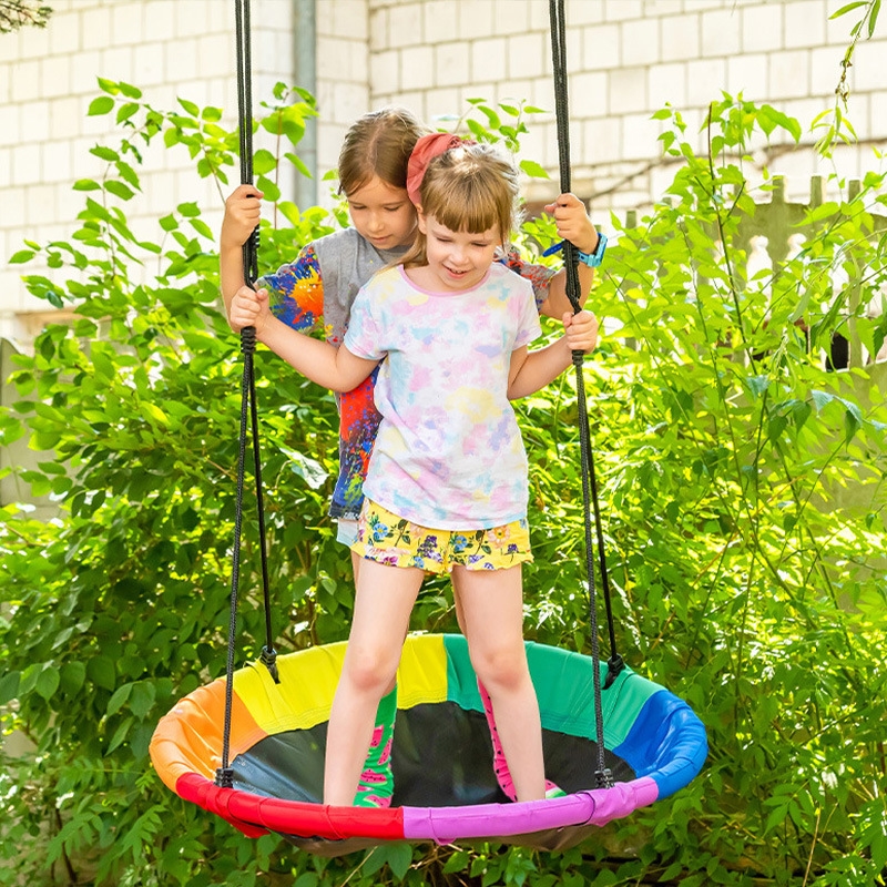 Kids Saucer Swing Outdoor Roun – обзор и цена Kids Outdoor Nest Swing