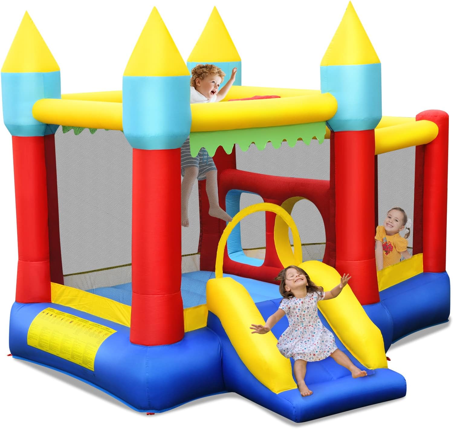 Inflatable Bounce Castle for K – обзор и цена Kids Outdoor Basketball Hoop