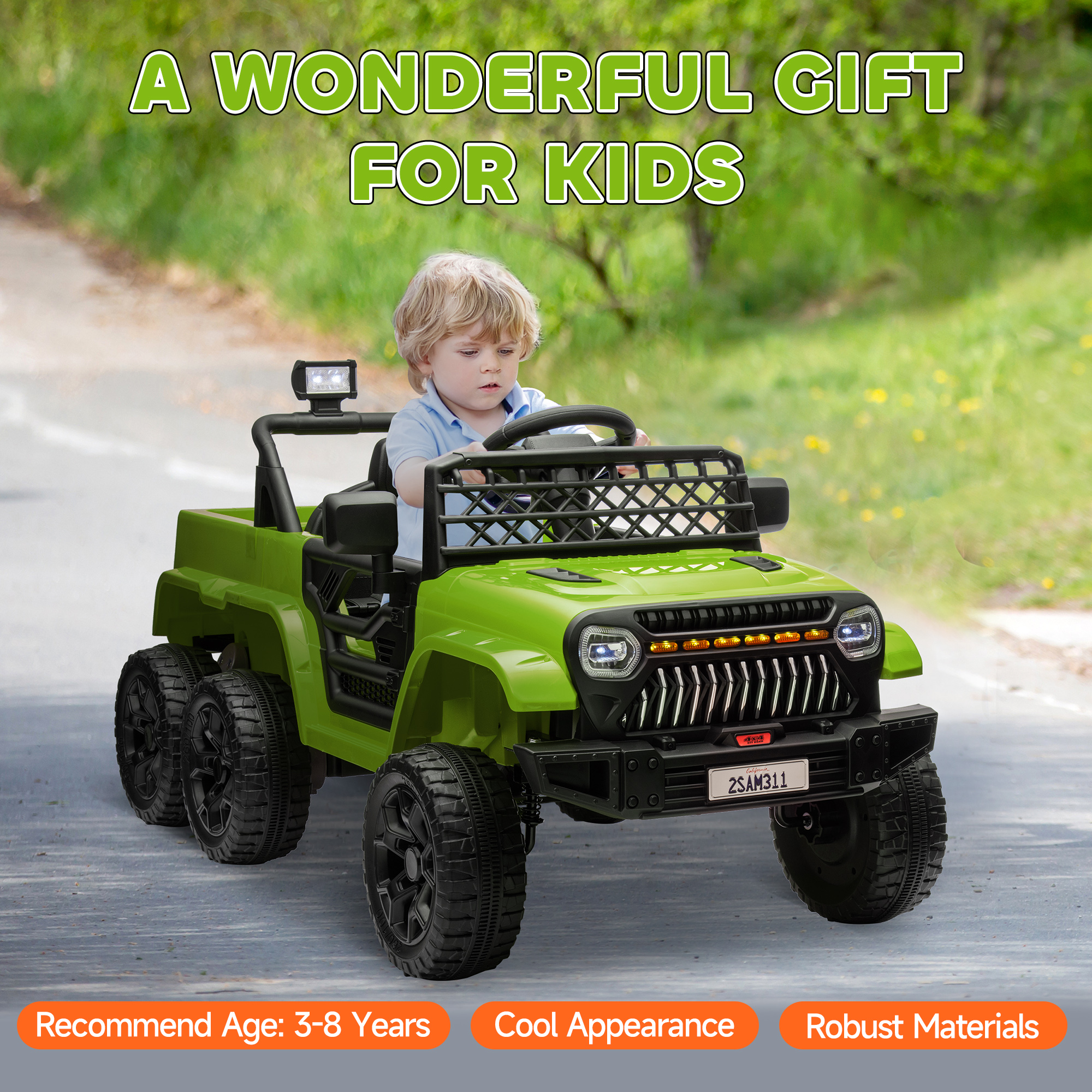 Kids Electric Ride On Toy 12V  – обзор и цена Kids Outdoor Music