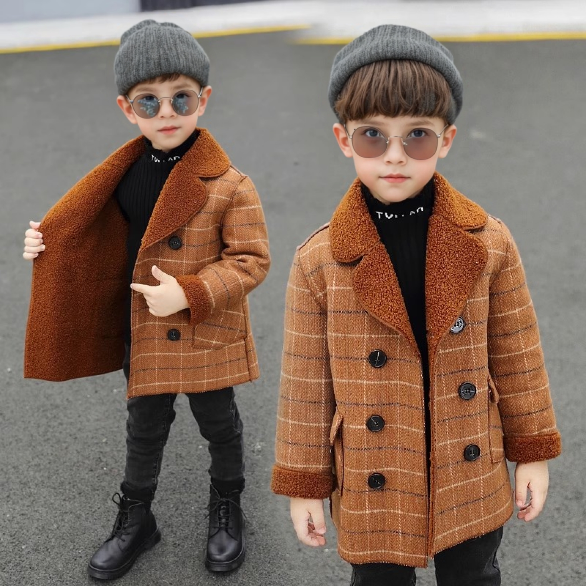 Little Boys Winter Thick Warm  – обзор и цена Kids Outdoor Jacket