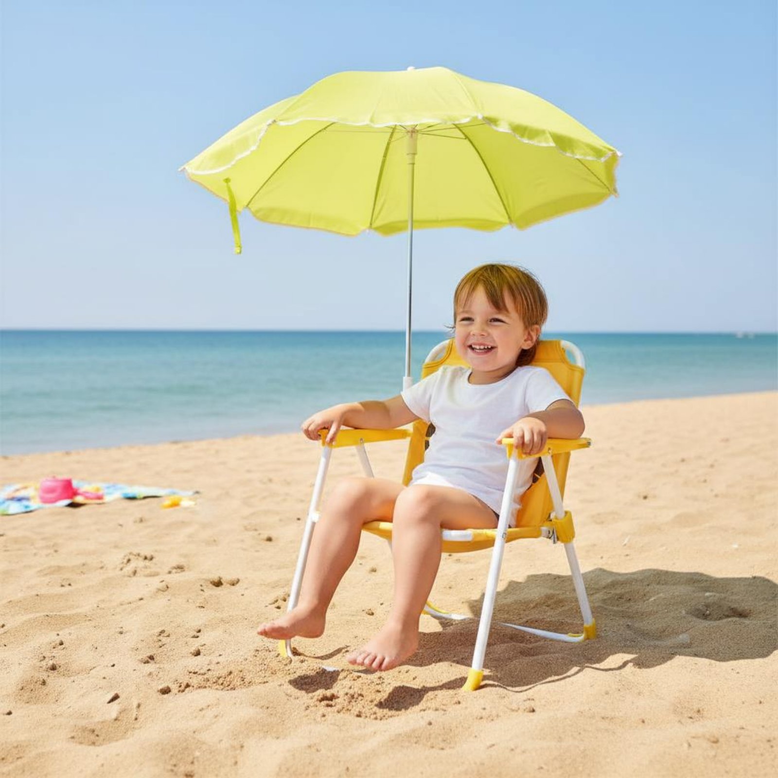 Children's Portable Chair with – обзор и цена Kids Outdoor Umbrella Chair