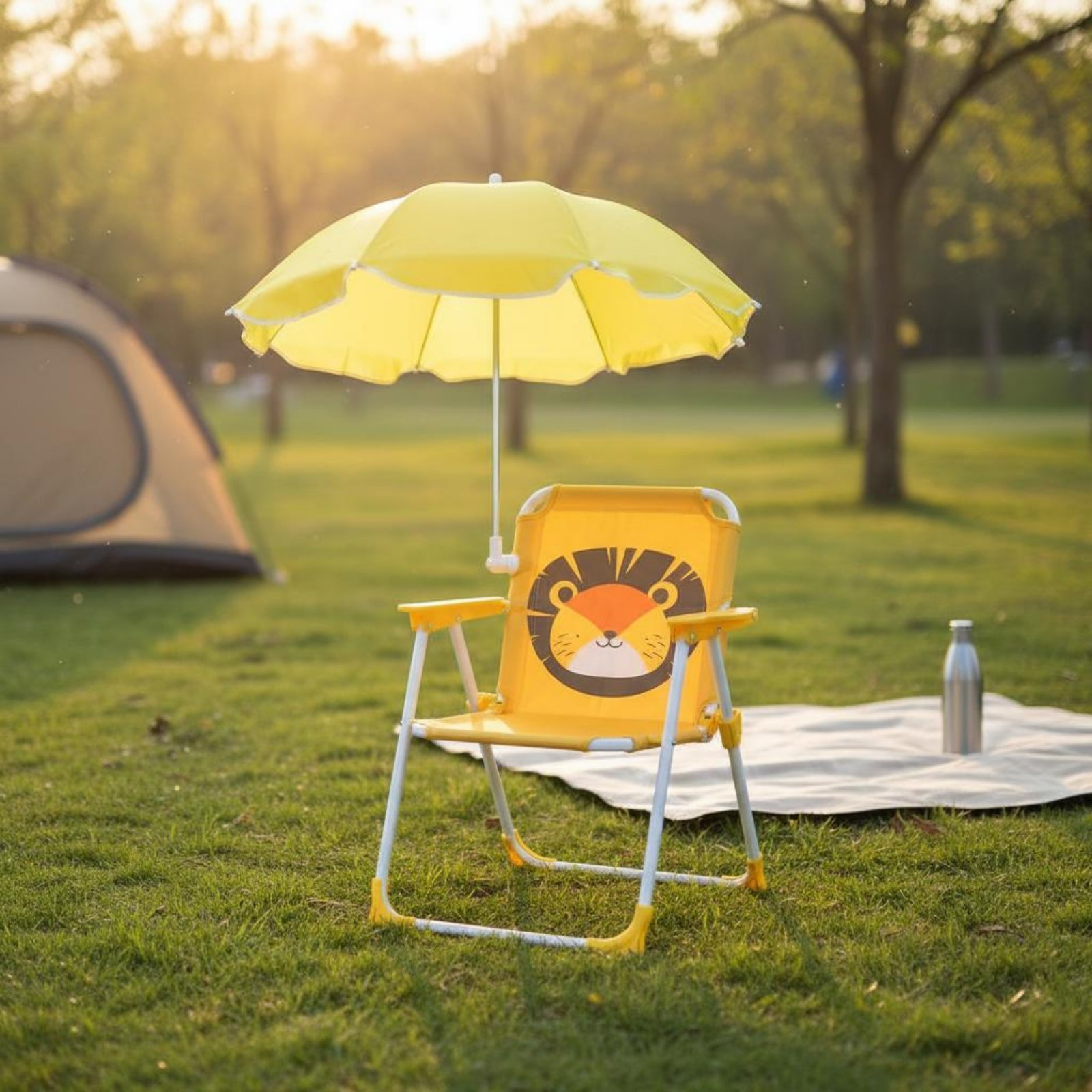 Children's Portable Chair with – обзор и цена Kids Outdoor Umbrella Chair